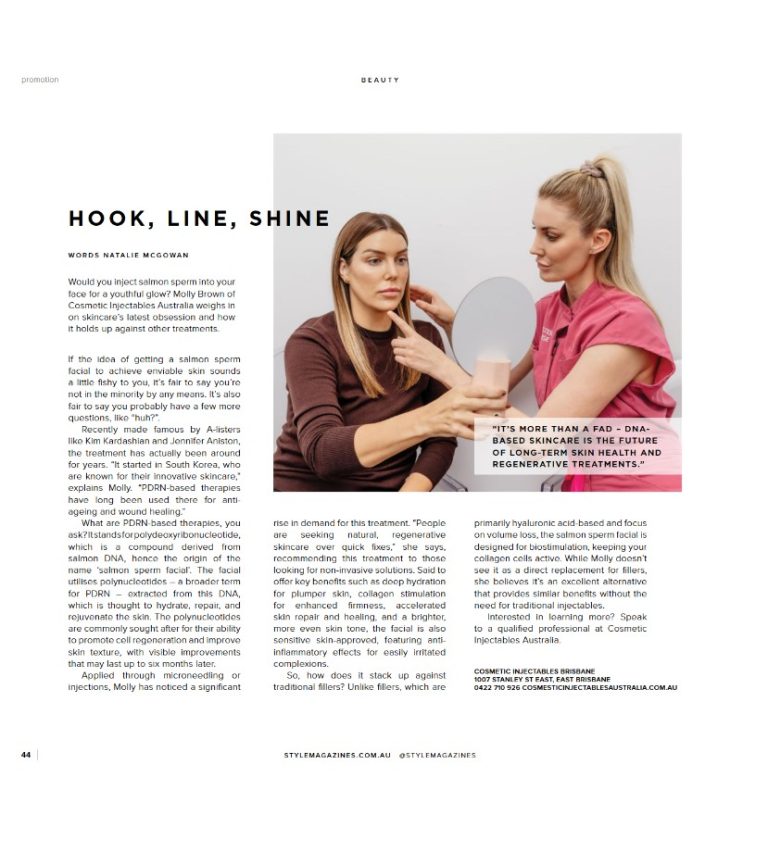 Cosmetic Treatments Brisbane Rejuran Feature Article - Style Magazines April 2025