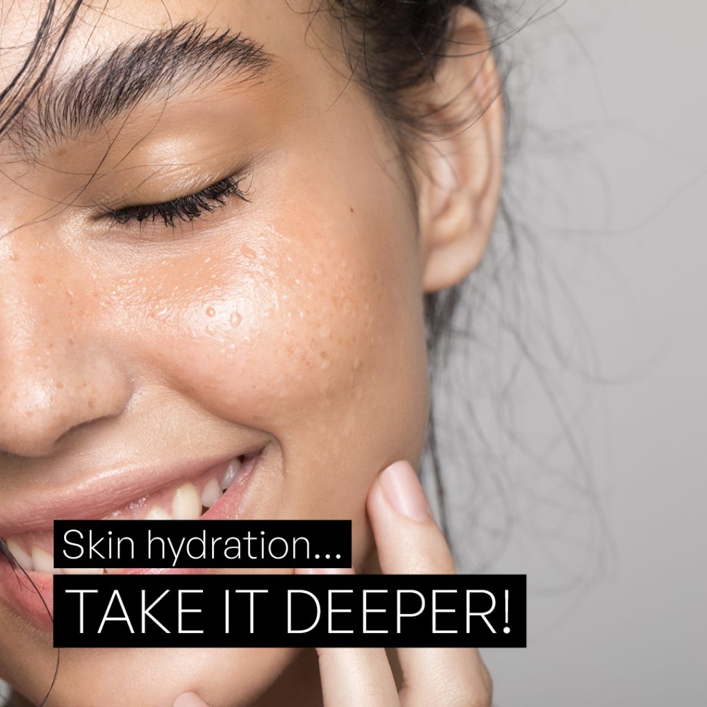 Close up of skin after Korean Facial Treatment in our Brisbane clinic